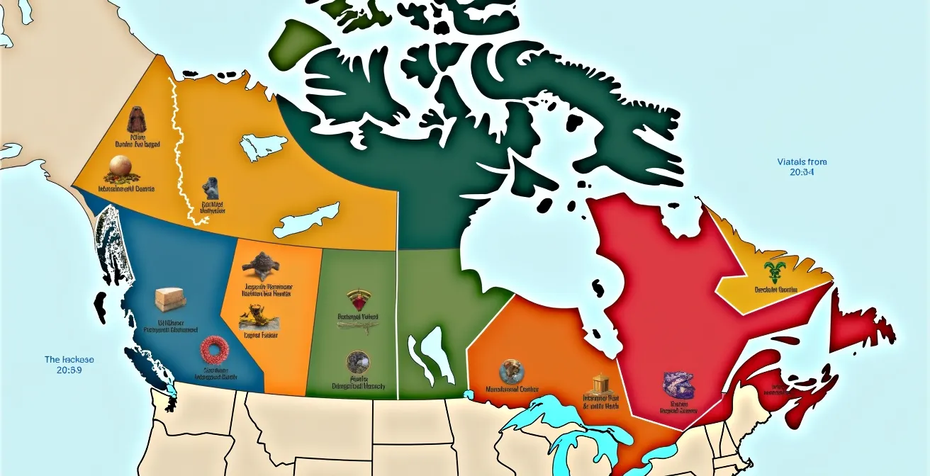 Carte détaillée des territoires traditionnels des Premières Nations, Inuits et Métis au Canada.
