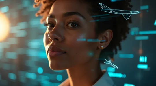 Image symbolique représentant un profil professionnel recherché dans les secteurs technologiques avancés du Québec